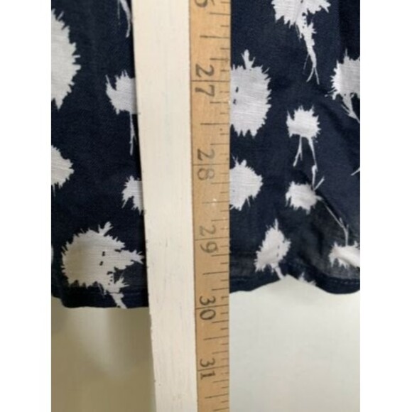 Perry Ellis Men's Dandelion Print Linen Short Sleeve Button-Down Shirt, XXLarge - Picture 6 of 9